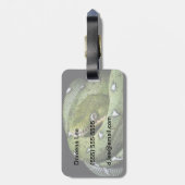 Smaragdboa der grünen Baumschlange in Bolivien Gepäckanhänger (Rückseite vertikal)