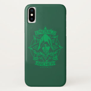 Smaragdbogenschütze Grafik des Pfeil-  Case-Mate iPhone Hülle