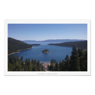 "Smaragdbucht," Lake Tahoe Fotodruck