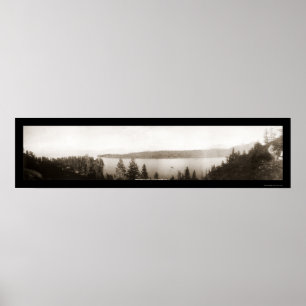 Smaragdbucht-Lake- TahoeFoto 1906 Poster