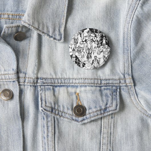 Smaragddämmerungs-Abdeckung, Schwarzweiss Button (Beispiel)