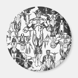 Smaragddämmerungs-Abdeckung, Schwarzweiss Magnet