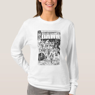 Smaragddämmerungs-Abdeckung, Schwarzweiss T-Shirt