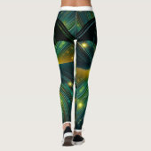 Smaragddrachen-Leggings Leggings (Rückseite)