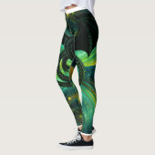 Smaragddrachen-Leggings Leggings (Links)