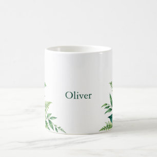 Smaragdfarn Personalisiert Kaffeetasse
