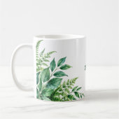 Smaragdfarn Personalisiert Kaffeetasse (Links)