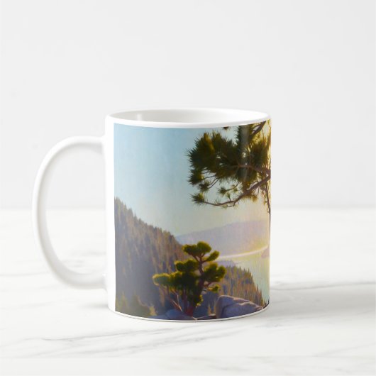 Smaragdfelsen-Kaffee-Tasse Kaffeetasse (Links)