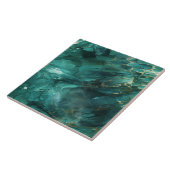 Smaragdfluss, Hyperrealistisch, Nahtlos Fliese (Seite)