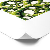 Smaragdgitter Poster (Ecke)