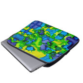 Smaragdglück Laptopschutzhülle (Vorne Knopf)