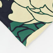 Smaragdgrün 20. Jubiläum Fleecedecke (Ecke)