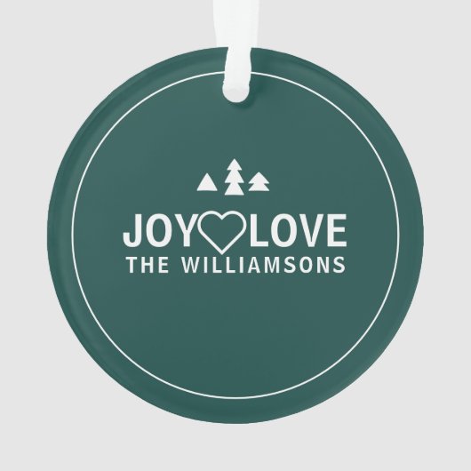 Smaragdgrün-Birken-Baum-Liebe-u. Ornament (Rückseite)