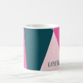 Smaragdgrün des eleganten geometrischen kaffeetasse (Mittel)
