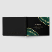 Smaragdgrün Gästebuch (Voll)