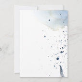 Smaragdgrün in einem einladung (Rückseite)