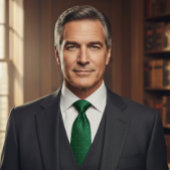 Smaragdgrün Krawatte