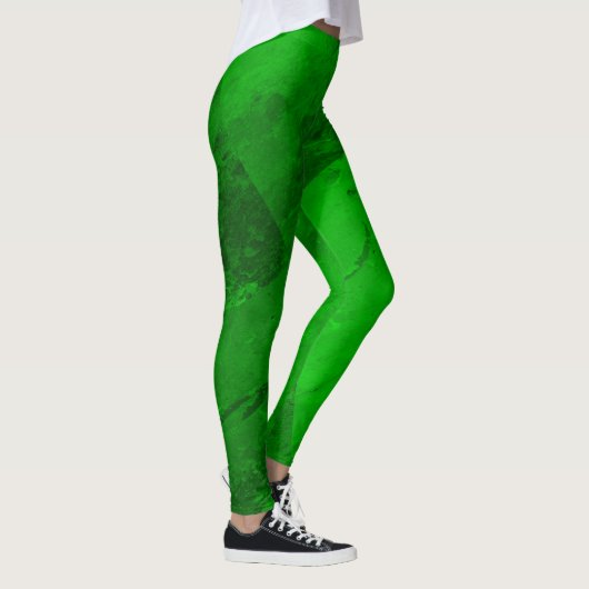 Smaragdgrün-Leggings Leggings (Rechts)