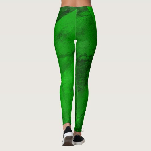Smaragdgrün-Leggings Leggings (Rückseite)