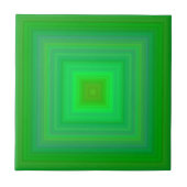 Smaragdgrün (Retro-Küche und -Badezimmer) Quadrat Fliese (Vorderseite)