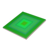 Smaragdgrün (Retro-Küche und -Badezimmer) Quadrat Fliese (Seite)