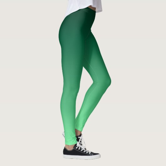 Smaragdgrün-Töne Leggings (Rechts)