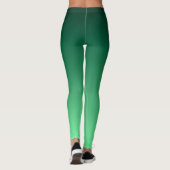 Smaragdgrün-Töne Leggings (Rückseite)
