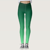Smaragdgrün-Töne Leggings (Vorderseite)