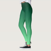 Smaragdgrün-Töne Leggings (Links)