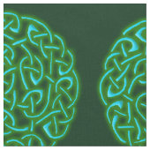 Smaragdgrün-traditionelles keltisches stoff (Nahaufnahme)