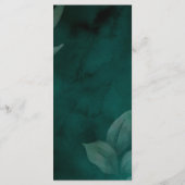 smaragdgrün und Blätter Programm (Rückseite)