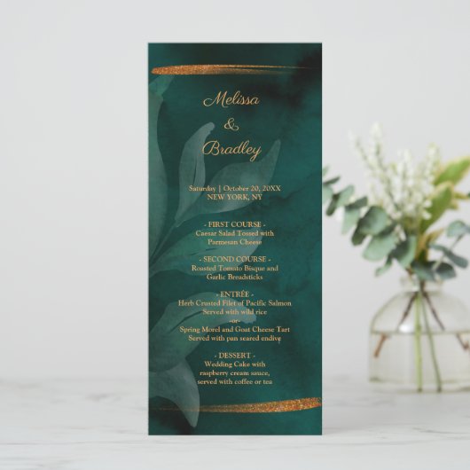 smaragdgrün und Blätter Programm (Stehend Vorderseite)