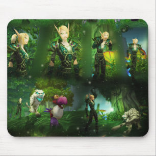 Smaragdgrundlegende Traummausunterlage Mousepad