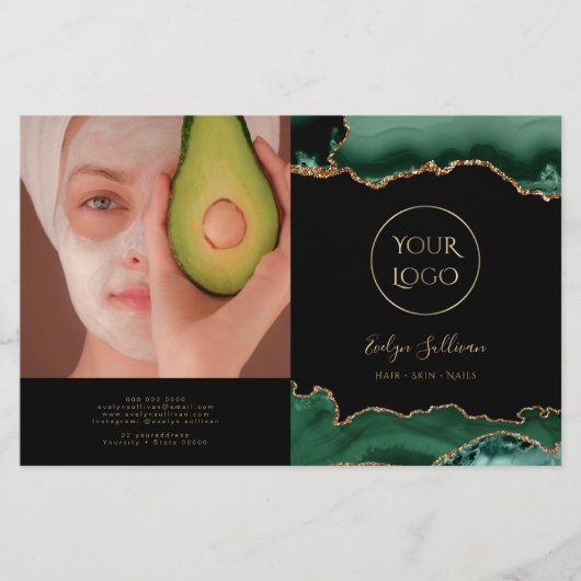 smaragdgrüne Agrobroschüre (Vorderseite)