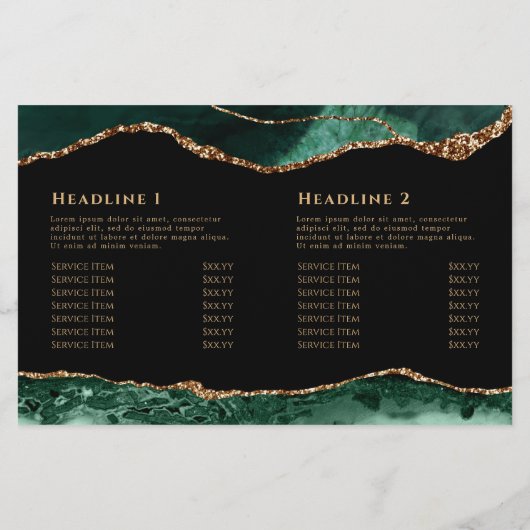 smaragdgrüne Agrobroschüre (Rückseite)