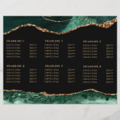 smaragdgrüne Ankerbroschüre (Rückseite)