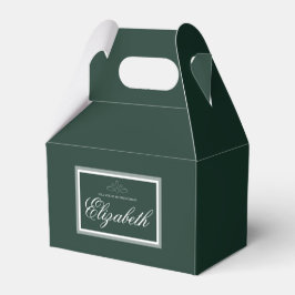 Smaragdgrüne Begünstigungsbox Geschenkschachtel