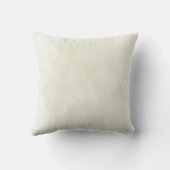 smaragdgrüne beige Blume Kissen (Rückseite)