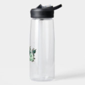 smaragdgrüne Blume botanisch Trinkflasche (Links)