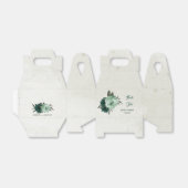 smaragdgrüne Blume botanische Hochzeit Geschenkschachtel (Ungefaltet)