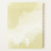 Smaragdgrüne Blütengoldenhochzeit Planer (Rückseite)