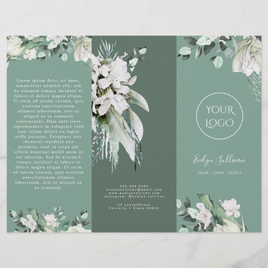 smaragdgrüne Broschüre (Vorderseite)