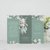 smaragdgrüne Broschüre (Stehend Vorderseite)