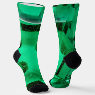 Smaragdgrüne Crew Socken, für St. Patricks Tag Socken