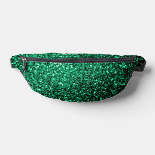 Smaragdgrüne falsche Glitter-Funkeln Bauchtasche