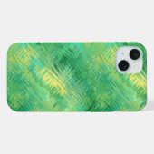 Smaragdgrüne Glasstruktur iPhone Hülle (Rückseite (Horizontal))