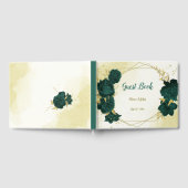 Smaragdgrüne Goldblume Gästebuch (Voll)