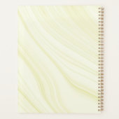 Smaragdgrüne goldfarbene Marmorhochzeit Planer (Rückseite)