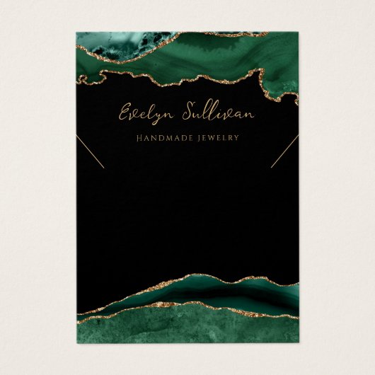 smaragdgrüne Halskette (Vorderseite)