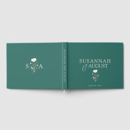 Smaragdgrüne Hochzeit  Gästebuch
